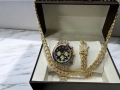 Луксозен комплек бижута,  часовник , гривна и колие, снимка 7