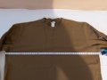 Тъмно кафяв стилен и марков мъжки пуловер H&M, размер: М