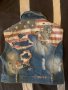 Дамски дънков елек накъсан с американското знаме , снимка 3