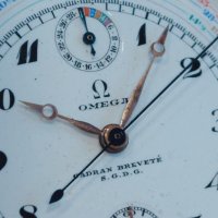 Джобен часовник Омега хронограф Златна 18к.Omega watch chrono-tachymetre Rare 18 carat yellow gold, снимка 13 - Мъжки - 43791330