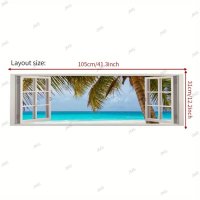 Реалистичен PVC стикер за прозорци, стъкло, пластмаса, стена за домашен декор, 2модела, снимка 4 - Декорация за дома - 43853626