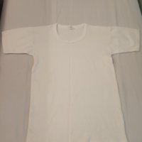 Бяла памучна тениска, снимка 1 - Тениски - 34880722
