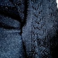 Черна блуза със сребристи нишки👚🍀S,M👚🍀 арт.278, снимка 7 - Потници - 27584080