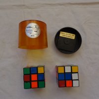 Оригинално Унгарско кубче Рубик Rubiks CUBE tm два броя употребявани, снимка 11 - Колекции - 36850358
