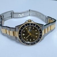 ROLEX GMT Master II Steel&Gold 18k, ref. 16713, профилактиран - оригинал, снимка 4 - Мъжки - 40789035