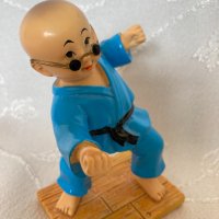 Китайска фигура / статуетка на монах от Шаолин в кунг фу поза, талисман, Kung fu Shaolin boy monk, снимка 6 - Статуетки - 39311220