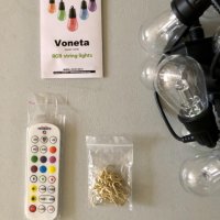 Външни стрингови лампи Voneta, 15 м RGB, водоустойчиви с приложение, снимка 9 - Външни лампи - 43186046