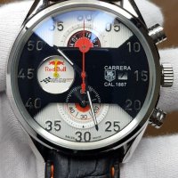 Мъжки луксозен часовник Tag Heuer Carrera Red Bull, снимка 7 - Мъжки - 32960550