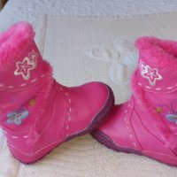Детски розови ботуши с топла подплата  №23 нови!, снимка 2 - Детски боти и ботуши - 28504260