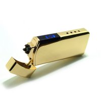 Луксозна електронна запалка на ток за подарък пури зареждаща се с USB, снимка 11 - Запалки - 29054642