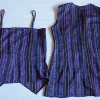 Комплект блузка с презрамки и туника без ръкави, снимка 4 - Комплекти - 26759324