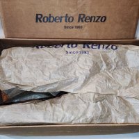 Стилни и италиански обувки от естествен велур Roberto Renzo №43, снимка 12 - Официални обувки - 35508465