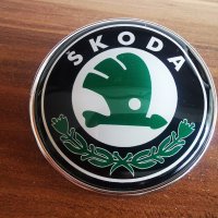 Емблема Шкода/Skoda 76мм, снимка 1 - Аксесоари и консумативи - 38445305