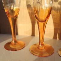 Елегантни чаши за коняк или ракия, снимка 4 - Антикварни и старинни предмети - 43573250