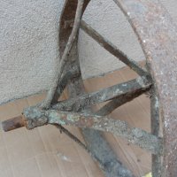 старо масивно ковано колело, желязо , снимка 8 - Антикварни и старинни предмети - 28636937