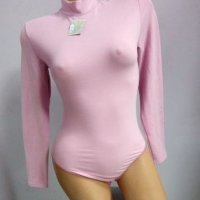 ПОСЛЕДЕН БРОЙ! розово боди с бикина S - българско производство, снимка 1 - Блузи с дълъг ръкав и пуловери - 26801985