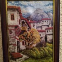 "Старият град"-комплект от 2 броя гоблени, снимка 5 - Картини - 28881276