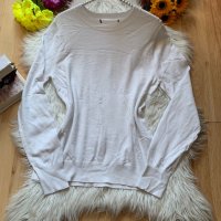 Бяла блуза, снимка 1 - Блузи с дълъг ръкав и пуловери - 34628362