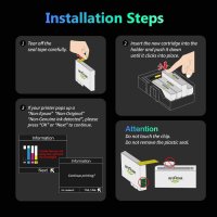 WYFYINK 405XL Съвместим с черни касети за Epson 405 XL 405XL, 3 черни, снимка 4 - Консумативи за принтери - 43302433