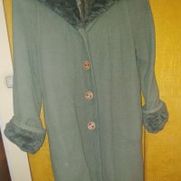 Зелено палто, снимка 1 - Якета - 39538406