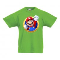 Детска тениска Супер Марио Super Mario 13, снимка 4 - Детски Блузи и туники - 33082899