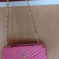 Розова чанта YSL, снимка 2 - Чанти - 43281504