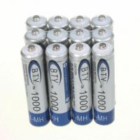 4 бр AAA 1000 mAh 1.2V Ni-MH акумулаторни батерии акумулаторна батерия презареждащи за MP3 фотоапара, снимка 2 - Друга електроника - 26444452