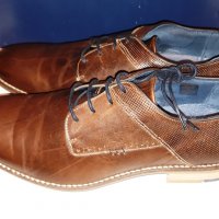 Стилни и удобни мъжки обувки от естествена кожа PAUL HUNTER №44, снимка 5 - Ежедневни обувки - 27350863