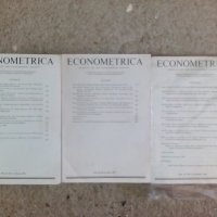 Econometrica - научно списание, снимка 5 - Списания и комикси - 43039680