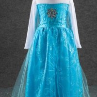 Рокля Елза от Замръзналото кралство, снимка 2 - Детски рокли и поли - 28645232