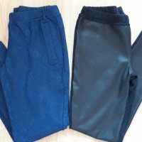Панталон Primigi имитация на кожа и втори с дантела, снимка 1 - Детски панталони и дънки - 26886546