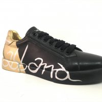 Мъжки обувки Dolce & Gabbana Black/Gold !!!, снимка 3 - Спортно елегантни обувки - 34603427