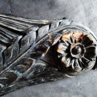 дървена декорация-сокол , снимка 3 - Антикварни и старинни предмети - 28921489