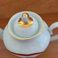 Руски порцелан лфз чайник и латиера , снимка 12 - Антикварни и старинни предмети - 28623080
