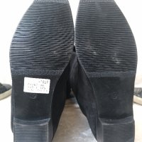 ЛУКС чизми, гамаши КАТО НОВИ 39 - 40  дамски ботуши високи, 100% естествена кожа = естествен велур, снимка 7 - Дамски ботуши - 35087547