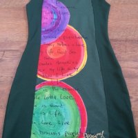 Desigual Lel Verde - страхотна рокля, снимка 2 - Рокли - 29023195