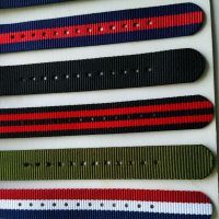 Текстилни каишки 18мм NATO, снимка 6 - Каишки за часовници - 34965493