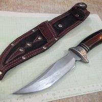 Нож "Columbia USA Saber" с кожена кания, снимка 4 - Ножове - 26338075