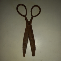 Стари ковани ножици, снимка 3 - Антикварни и старинни предмети - 44923956