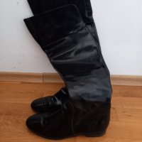 Лачени чизми, снимка 4 - Дамски ботуши - 38903126