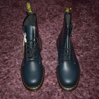 Dr Martens 1460 - Navy Smooth Blue Mens Boots, снимка 2 - Мъжки боти - 26683123
