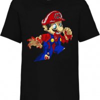 Детска тениска Mario Zombie 4,Игра,Изненада,Подарък,Празник,Повод, снимка 1 - Детски тениски и потници - 37436096