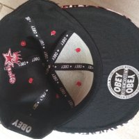 Унисекс бейзболна шапка Snapback с права козирка на OBEY в черно, снимка 7 - Шапки - 33001788