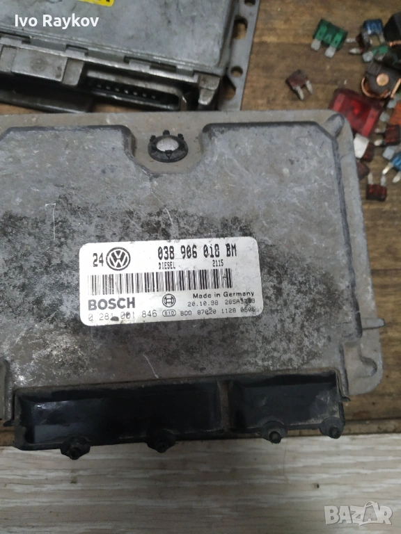  Компютър VW Passat B5 1.9TDI 1999г. 038906018BM , 0281001846, снимка 1
