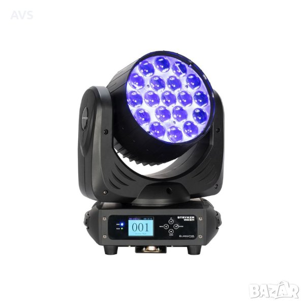 Движеща глава American DJ 19x12W ZOOM ELIMINATOR STRYKER Moving Head, снимка 1