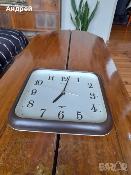 Стар стенен часовник Seiko Quarz, снимка 1