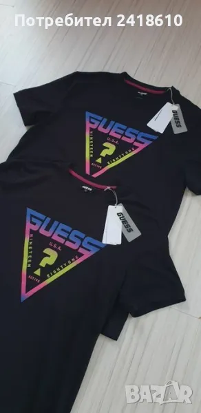Guess Stretch Cotton Mens Size M и  L НОВО!  ОРИГИНАЛ! Мъжки Тениски!, снимка 1