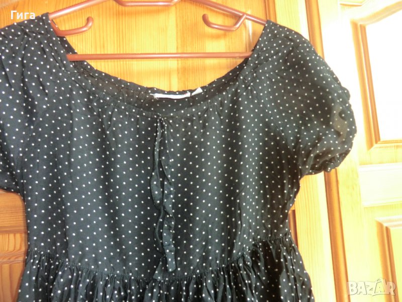 черна туника на бели точки, снимка 1