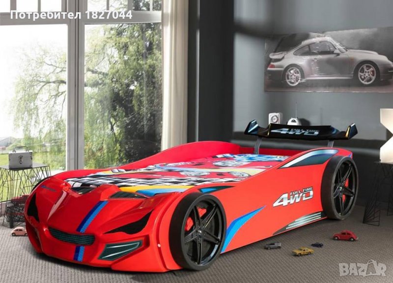 Легло кола GT1 червена , снимка 1