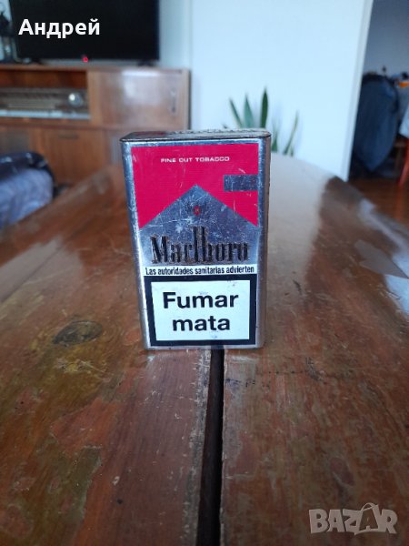 Стара кутия от тютюн,табакера Marlboro, снимка 1